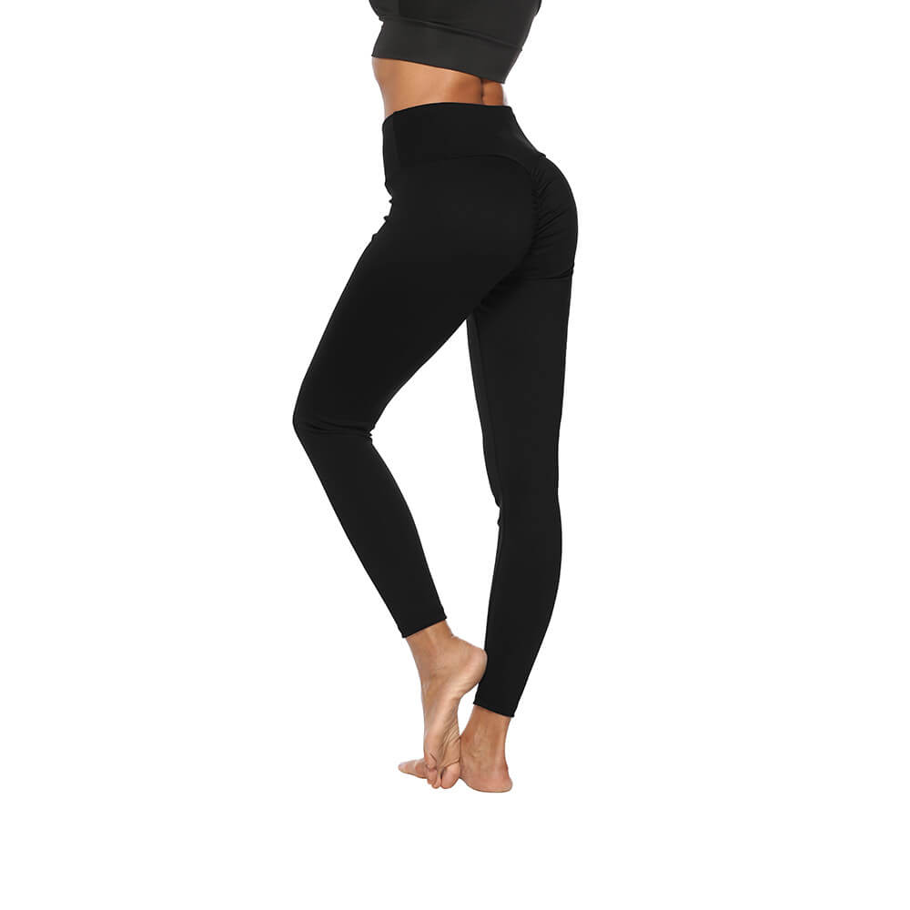 Yoga Leggings GFP02E (Black) - Garzah Activewear